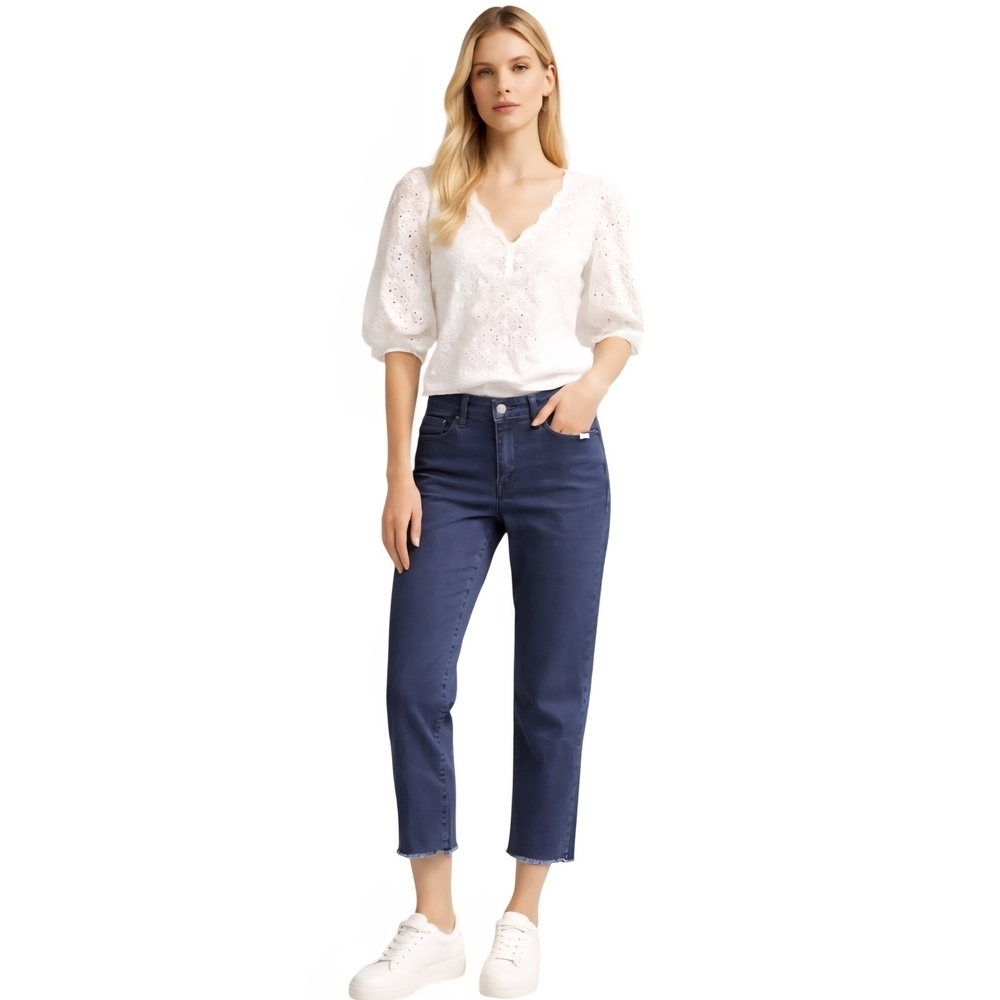 Nine West Jeans Women’s Cropped Skinny Jeans Blue Size 6 Stretch NWT.
